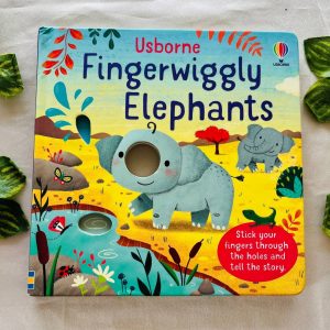 Usborne Finger Wiggly Elephants: Board Book